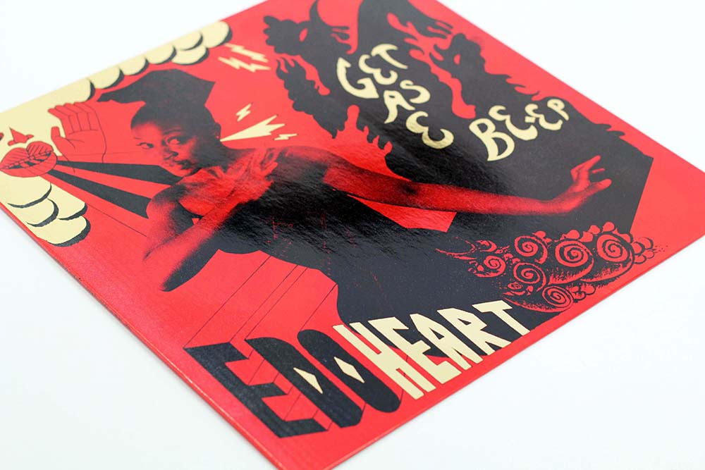 Foil Stock Silver Gold Album Cover